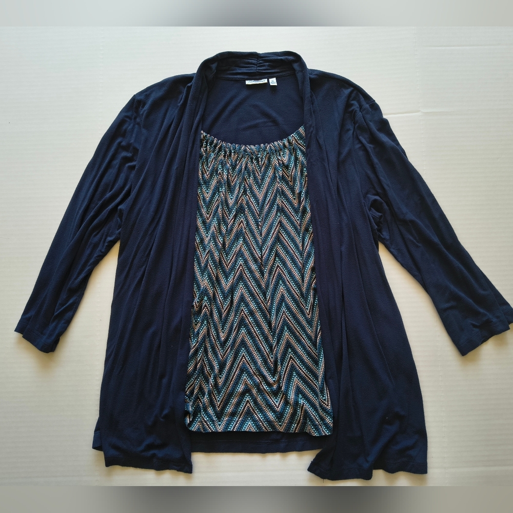 Croft & Barrow Open-Front Top